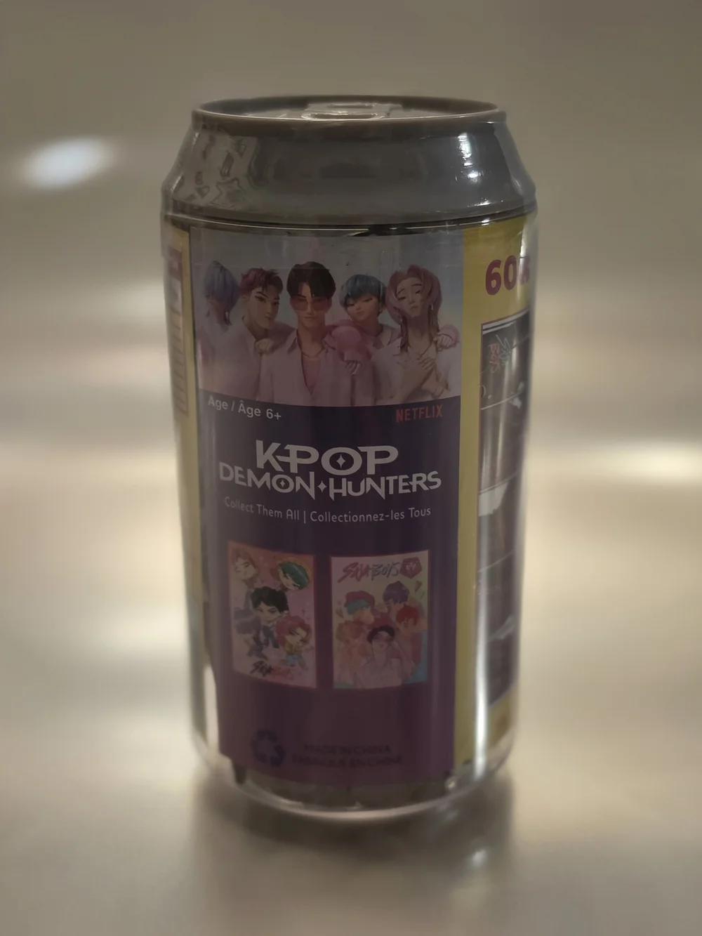 🌼♡KPop Demon Hunters: Saja Boys Soda Demon Puzzle 60pc Can